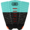 Ocean & Earth Micro Grom Black / Aqua Tail Pad - 3 Piece