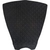 Stay Covered Flat Black Surfboard Traction Pad - 2 Piece