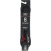 Ocean & Earth One XT Premium Black Surfboard Leash - 6'