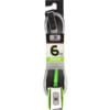 Ocean & Earth Regular Moulded White Surfboard Leash - 6'