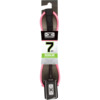 Ocean & Earth Regular Moulded Pink Surfboard Leash - 7'