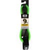 Ocean & Earth Regular Moulded Lime Longboard Surfboard Leash - Knee - 9'