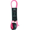 Ocean & Earth Moulded Sunset Pink Surfboard Leash - 7'