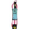 Ocean Grom Grom Lucy Pink / Black Surfboard Leash - 4'8"