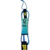Ocean Grom Tween Clear Blue / Blue Surfboard Leash - 5'