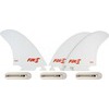 Fin-S Tour Veteran TV1 Hi-Per Resin White Fin-S Thruster Surfboard Fins Includes 3 Fins / 3 Boxes