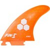 Fin-S Al Merrick AM2 Large Honeycomb Orange Fin-S Thruster Surfboard Fins - Set of 3 Fins