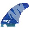 Fin-S S3 Honeycomb Light Blue Fin-S Thruster Surfboard Fins Includes 3 Fins