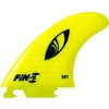 Fin-S Sharp Eye SE1 Honeycomb Yellow Fin-S Thruster Surfboard Fins - Set of 3 Fins