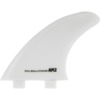 Fin Solutions AM-2 White FCS Thruster Surfboard Fins Includes 3 Fins