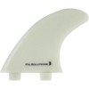 Fin Solutions G-3 White FCS Thruster Surfboard Fins Includes 3 Fins