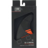 Ocean & Earth OE-2 Control Small Black / Red Thruster Dual Tab Includes 3 Fins