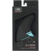 Ocean & Earth OE-2 Control Medium Black / Blue Thruster Dual Tab Includes 3 Fins