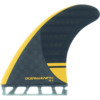 Ocean & Earth OE-3 Speed Large Black / Orange Thruster Single Tab Includes 3 Fins