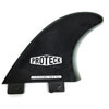 Pro Teck Performance 4.25" Black FCS Side Fins Includes 2 Fins