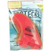 Pro Teck Super Flex 4.5" Red / Yellow FCS Fin System Includes 3 Fins