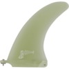 Ray Gun Fins Fiberglass Clear Single Fin - 7"