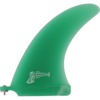 Ray Gun Fins Fiberglass Green Single Fin - 7"