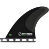 Shapers Fins SX Black Future Rear Quad Fins Includes 2 Fins