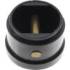 Miscellaneous Micro Plug Black Leash Plug with Brass Pin