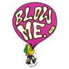 Bubble Gum Surf Wax 3" Blow Me Surf Stickers