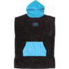 Ocean & Earth Black Hooded Poncho - Youth