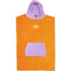 Ocean & Earth Orange / Purple Hooded Poncho - Youth