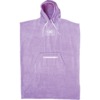 Ocean & Earth Violet Hooded Poncho - Ladies