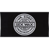 Sex Wax Terry Jacquard Black Beach Towel 38