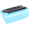 Sticky Bumps Wax Box & Comb Blue / Black Wax Comb