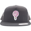Bubble Gum Surf Wax Blow Me Black / Grey Retro Trucker Hat - Adjustable