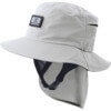 Ocean & Earth Men's Indo Stiff Peak Grey Bucket Surf Hat - Small/22.83"