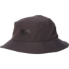 Ocean & Earth Men's Bingin Soft Peak Surf Hat Black Bucket Surf Hat - Medium/23.23"