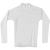 Blocksurf Long-Sleeve White Rash Guard - Large