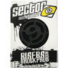 Sector 9 Black Shock Pads - Set of Two (2) - 1/8"