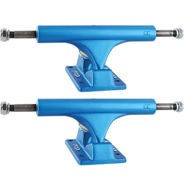 Ace Trucks MFG. 33 Classic High Sapphire Blue Skateboard Trucks - 5.37" Hanger 8.0" Axle (Set of 2)