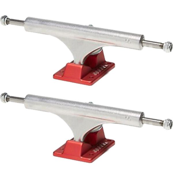 Ace Trucks MFG. 33 Classic High Polished / Red Skateboard Trucks - 5.375" Hanger 8.0" Axle (Set of 2)