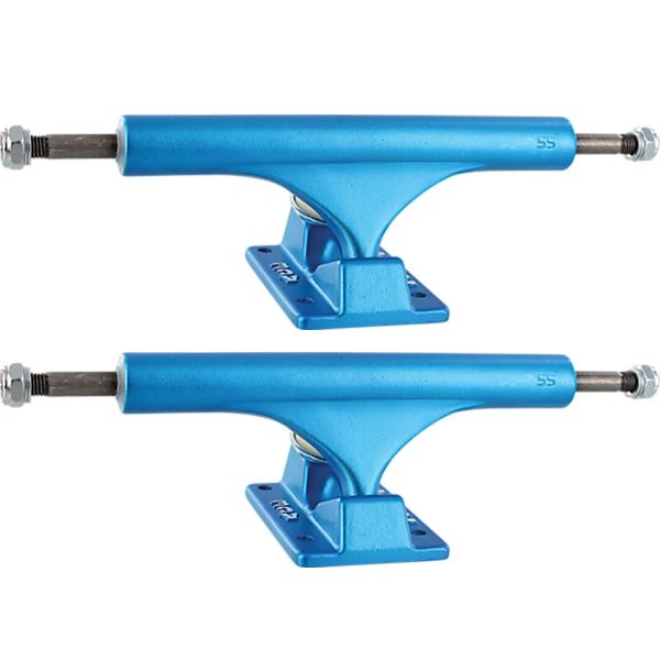 Ace Trucks MFG. 55 Classic High Sapphire Blue Skateboard Trucks - 6.37" Hanger 9.0" Axle (Set of 2)