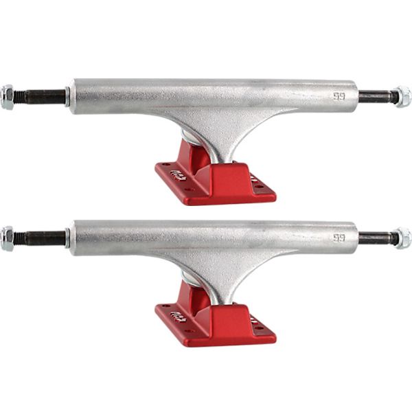 Ace Trucks MFG. 66 Classic High Red Skateboard Trucks - 6.75" Hanger 9.35" Axle (Set of 2)