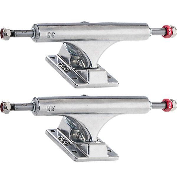 Ace Trucks MFG. AF1 33 Low Polished Skateboard Trucks - 5.25" Hanger 8.0" Axle (Set of 2)