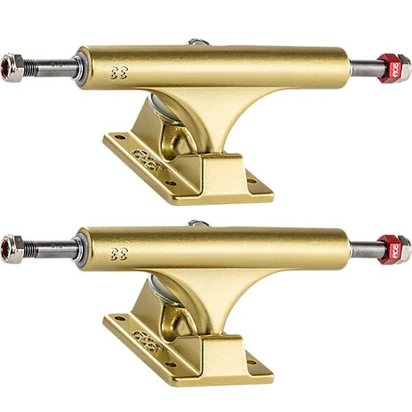 Ace Trucks MFG. AF1 33 Gold Skateboard Trucks - 5.4" Hanger 8.0" Axle (Set of 2)