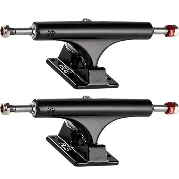 Ace Trucks MFG. AF1 44 Black Skateboard Trucks - 5.6" Hanger 8.25" Axle (Set of 2) Ace Trucks MFG. AF1 44 Black Skateboard Trucks - 5.6" Hanger 8.25" Axle (Set of 2)
