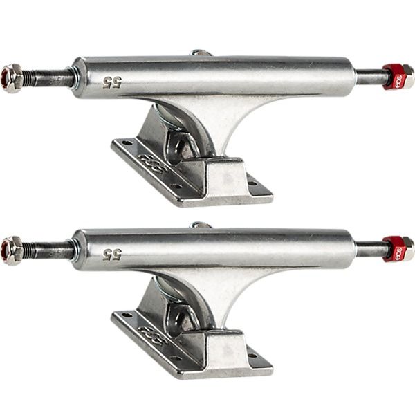 Ace Trucks MFG. AF1 55 Polished Skateboard Trucks - 5.8" Hanger 8.5" Axle (Set of 2)