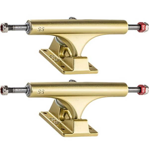 Ace Trucks MFG. AF1 55 Gold Skateboard Trucks - 5.8" Hanger 8.5" Axle (Set of 2)