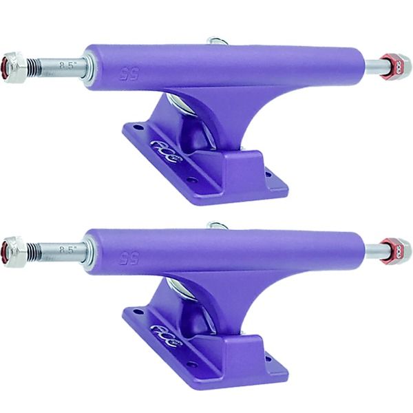 Ace Trucks MFG. AF1 55 Purple Skateboard Trucks - 5.8" Hanger 8.5" Axle (Set of 2)