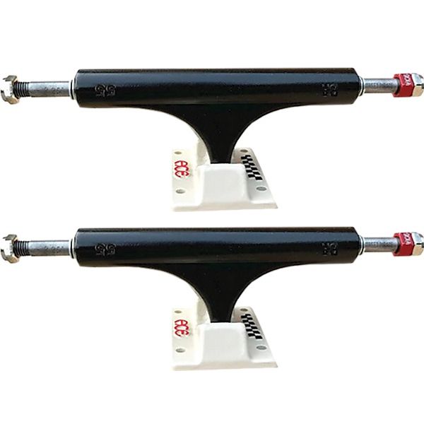 Ace Trucks MFG. Brian Anderson AF1 55 Black / White LTD Skateboard Trucks - 5.8" Hanger 8.5" Axle (Set of 2)