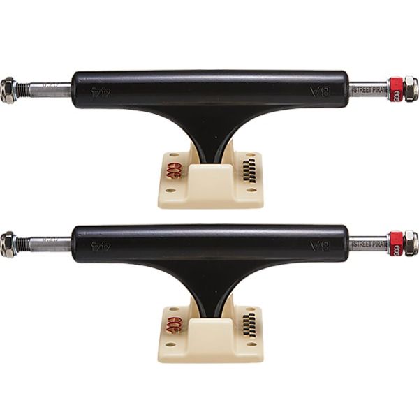 Ace Trucks MFG. Brian Anderson AF1 66 Black / White LTD Skateboard Trucks - 6.37" Hanger 9.0" Axle (Set of 2)