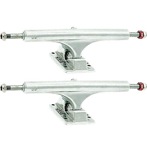 Ace Trucks MFG. AF1 80 Polished Skateboard Trucks - 7.3" Hanger 10.0" Axle (Set of 2)