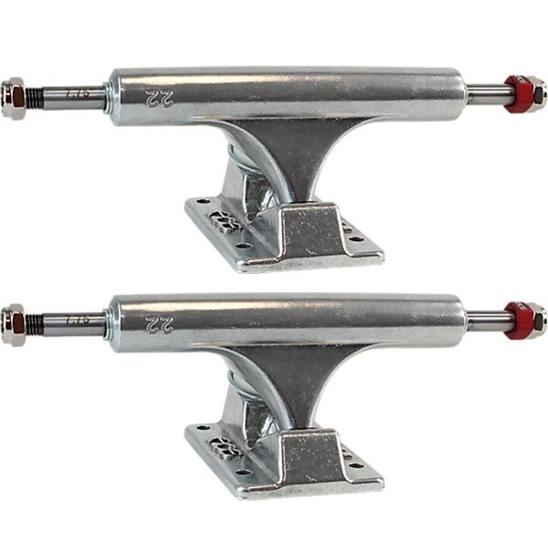 Ace Trucks MFG. AF1 22 Hollow Polished Skateboard Trucks - 5.2" Hanger 7.75" Axle (Set of 2)