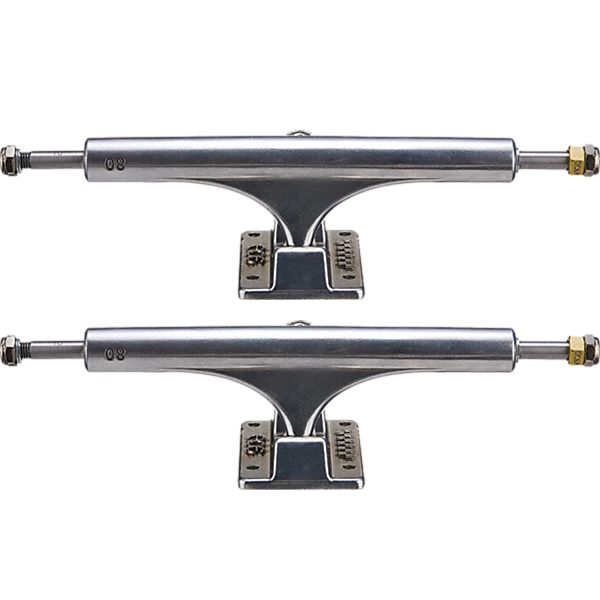 Ace Trucks MFG. AF1 80 Hollow Polished Skateboard Trucks - 7.3" Hanger 10.0" Axle (Set of 2)